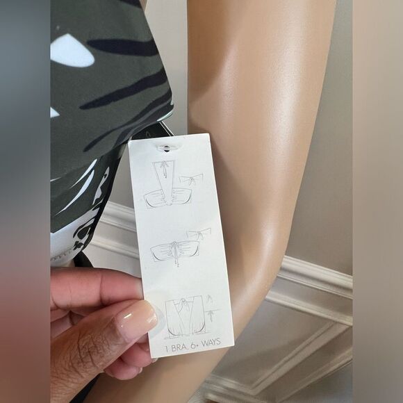 NWT Bar III Moody Tropics Convertible Bikini Top - Picture 9 of 11